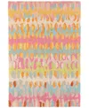Dash And Albert Rugs By Annie Selke Paint Chip Wool Da1833 4'x6' Area Rug In Multi
