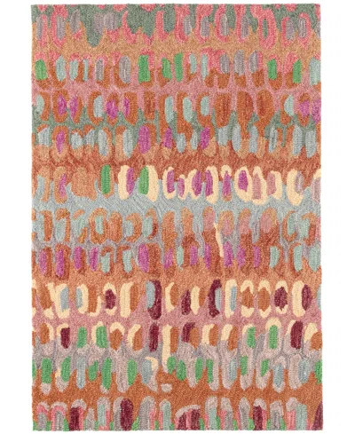 Dash And Albert Rugs By Annie Selke Paint Chip Wool Da1834 9'x12' Area Rug In Multi
