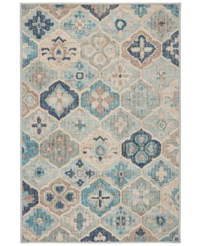 Dash And Albert Rugs By Annie Selke Pali Machine Washable Da2050 2'x3' Area Rug In Blue