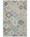 Dash And Albert Rugs By Annie Selke Pali Machine Washable Da2050 6'x9' Area Rug In Blue