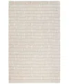 Dash And Albert Rugs By Annie Selke Roark Wool Da1860 8'x10' Area Rug In White