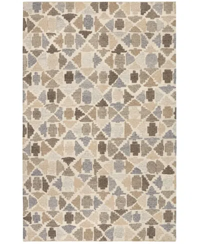 Dash And Albert Rugs By Annie Selke Rufus Stone Kilim Da1987 3'x5' Area Rug In Brown