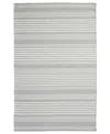 Dash And Albert Rugs By Annie Selke Rugby Stripe Indoor/outdoor Rdb177 3'x5' Area Rug In Blue