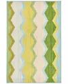 Dash And Albert Rugs By Annie Selke Safety Net Machine Washable Da2192 4'x6' Area Rug In Green