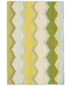 Dash And Albert Rugs By Annie Selke Safety Net Wool Da1776 5'x8' Area Rug In Green
