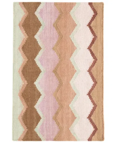 Dash And Albert Rugs By Annie Selke Safety Net Wool Da1779 2'x3' Area Rug In Brown