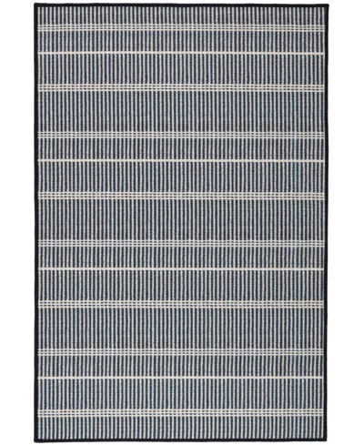 Dash And Albert Rugs By Annie Selke Samson Machine Washable Da2194 4'x6' Area Rug In Black