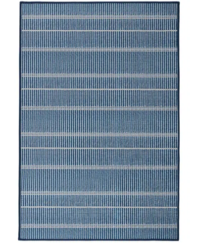 Dash And Albert Rugs By Annie Selke Samson Machine Washable Da2196 4'x6' Area Rug In Blue