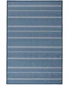 Dash And Albert Rugs By Annie Selke Samson Machine Washable Da2196 8'x10' Area Rug In Blue