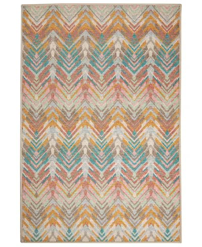 Dash And Albert Rugs By Annie Selke Seneca Machine Washable Da2343 6'x9' Area Rug In Multi