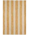 Dash And Albert Rugs By Annie Selke Silas Stripe Da2219 8'x10' Area Rug In Gold