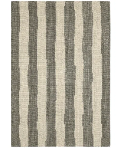 Dash And Albert Rugs By Annie Selke Silas Stripe Da2220 8'x10' Area Rug In Gray
