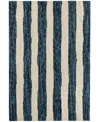 Dash And Albert Rugs By Annie Selke Silas Stripe Da2221 2'x3' Area Rug In Blue