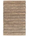 Dash And Albert Rugs By Annie Selke Simba Da1016 3'x5' Area Rug In Black