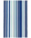 Dash And Albert Rugs By Annie Selke Skyler Stripe Indoor/outdoor Da1360 8'x10' Area Rug In Blue