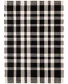 Dash And Albert Rugs By Annie Selke Tattersall Indoor/outdoor Da982 2'x3' Area Rug In Black