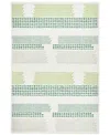 Dash And Albert Rugs By Annie Selke Tread Lightly Machine Washable Da2201 4'x6' Area Rug In Green