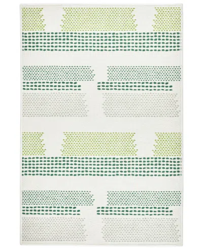 Dash And Albert Rugs By Annie Selke Tread Lightly Machine Washable Da2201 4'x6' Area Rug In Green