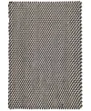 Dash And Albert Rugs By Annie Selke Two-tone Rope Indoor/outdoor Rdb219 4'x6' Area Rug In Black