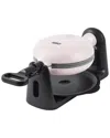 Dash Ceramic Flip Belgian Waffle Maker In Black