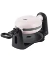 Dash Ceramic Flip Belgian Waffle Maker In Black