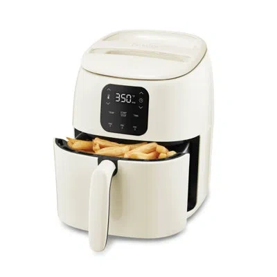 Dash Ceramic Nonstick 2.6qt Tasti Crisp Digital Air Fryer In Cream