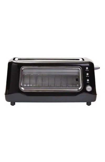 Dash Clear View Toaster Oven In Black