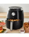 Dash Deluxe Air Fryer 3qt In Black