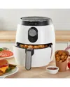 Dash Deluxe Air Fryer 3qt In White
