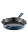 Dash Enamel 12-inch Cast Iron Skillet In Blue