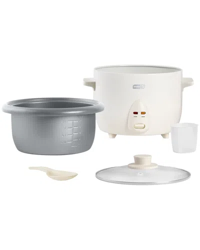 Dash Family Rice Cooker In White