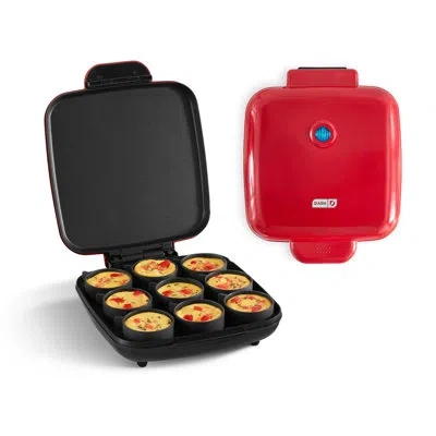 Dash Family Size Egg Bite Maker In Red