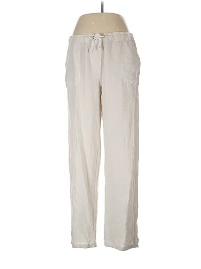 Pre-owned Da-sh Linen Pants In White