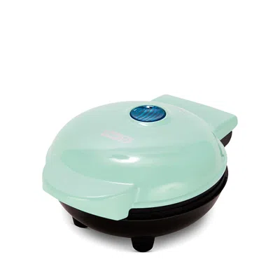 Dash Mini Waffle Maker In Aqua