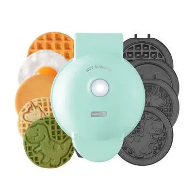 Dash Multimaker Mini Maker System With 6 Interchangeable Plates In Blue