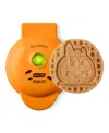 Dash Peanuts Snoopy Jack-o-lantern Mini Waffle Maker In Orange