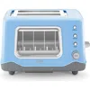 Dash Rise By  2-slice Clear View Toaster In Blue