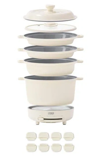 Dash Stacks 16-piece Cookware Set With Burner In Neutral