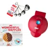 Dash Wonderful Mini Waffles Gift Set In Red