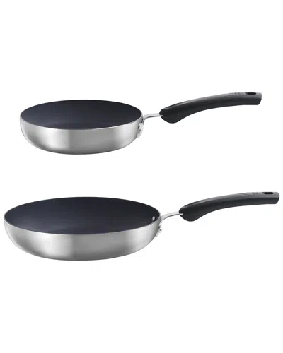 Dash Zakarian Trupro Stainless Steel Fry Pan Set In Black