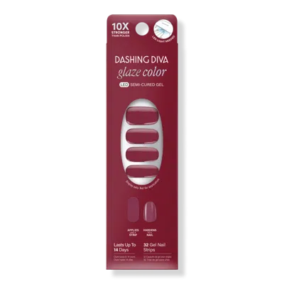 Dashing Diva Glaze Color Semi-cured Gel Nail Strips - Anko