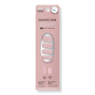 Dashing Diva Glaze Color Semi-cured Gel Nail Strips - Aristocrat