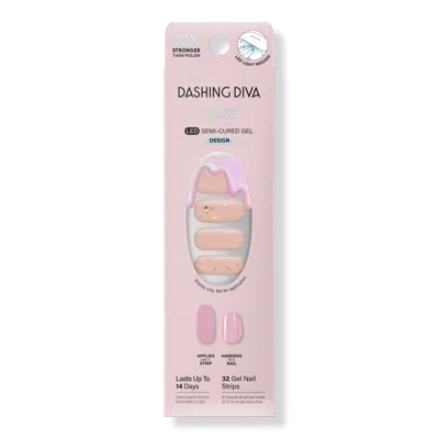 Dashing Diva Glaze Design, Semi-cured Gel Nail Polish Stickers - Magnificence