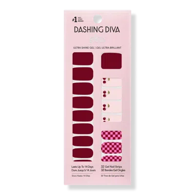 Dashing Diva Gloss, Gel Nail Polish Strips, Cha Cha Cherry In Pink