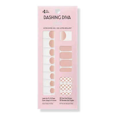 Dashing Diva Gloss, Gel Nail Polish Strips, Check, Please In Neutral