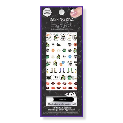 Dashing Diva Magic Pick Nail Stickers, In Love With A Monster