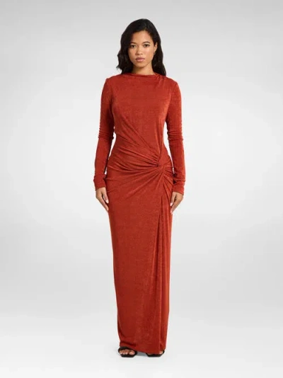 Daska Athena Dress In Brown