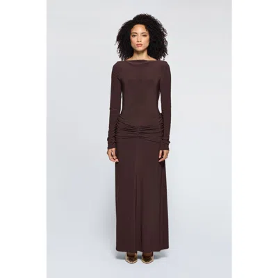 Daska Bo Dress In Brown