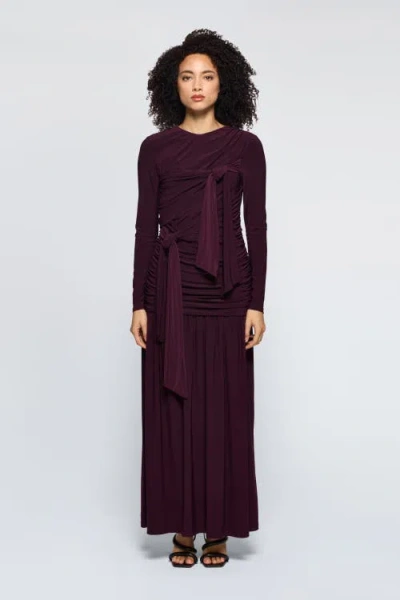 Daska Charlie Dress In Burgundy