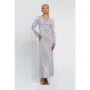 Daska Lily Dress In Silver